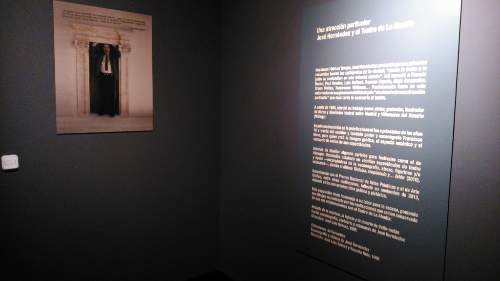 Exposición José Hernández Diseño de Exposición Silvia de Marta Teatro de la Abadía