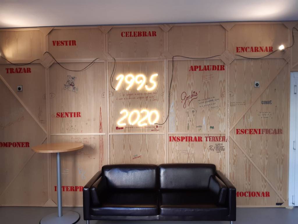 25 años de la Abadía Intervención interactiva Silvia de Marta